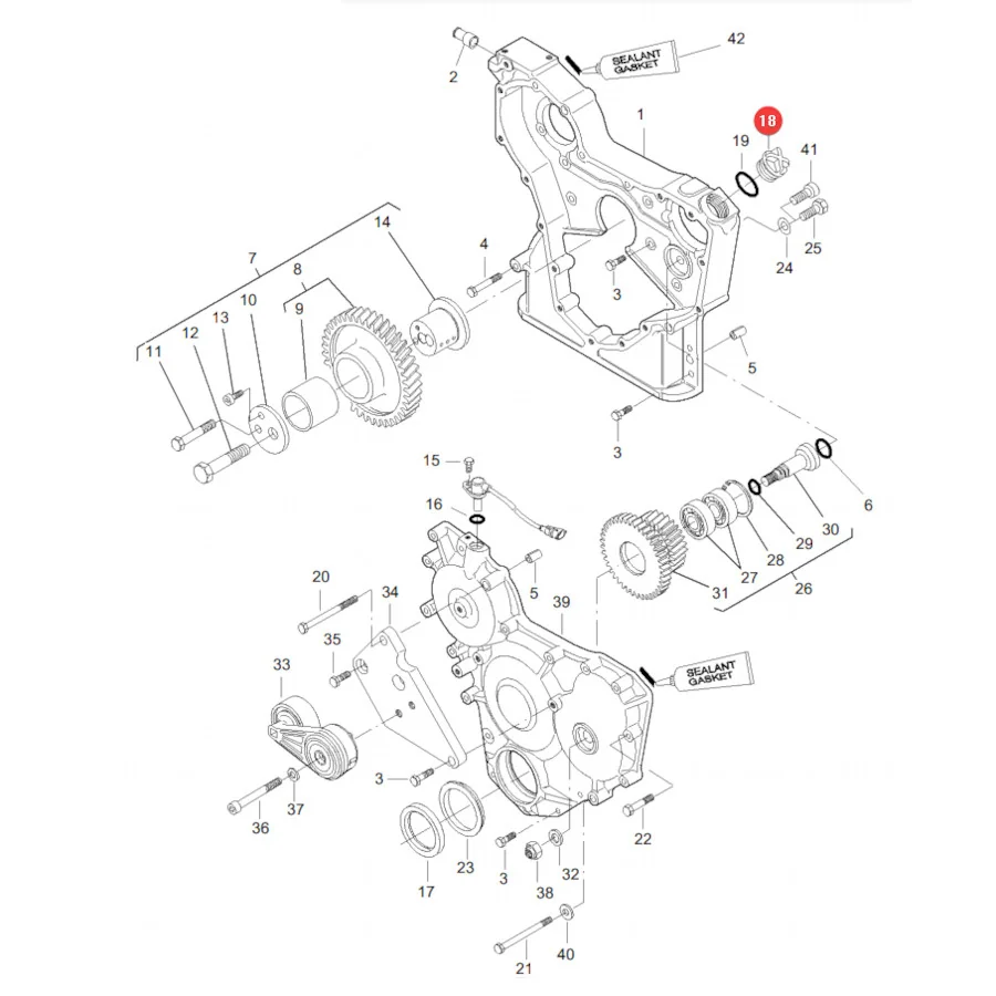 AGCO - V836017927 - Massey Ferguson Öleinfülldeckel