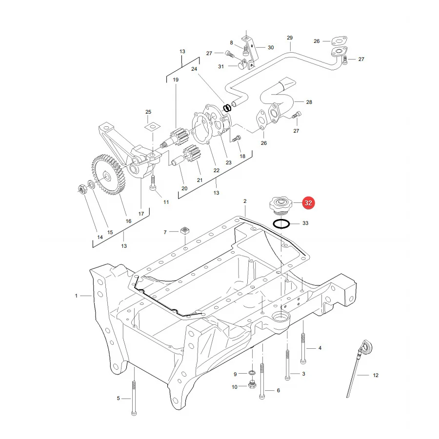 AGCO - V836659968 - Öleinfülldeckel Massey Ferguson