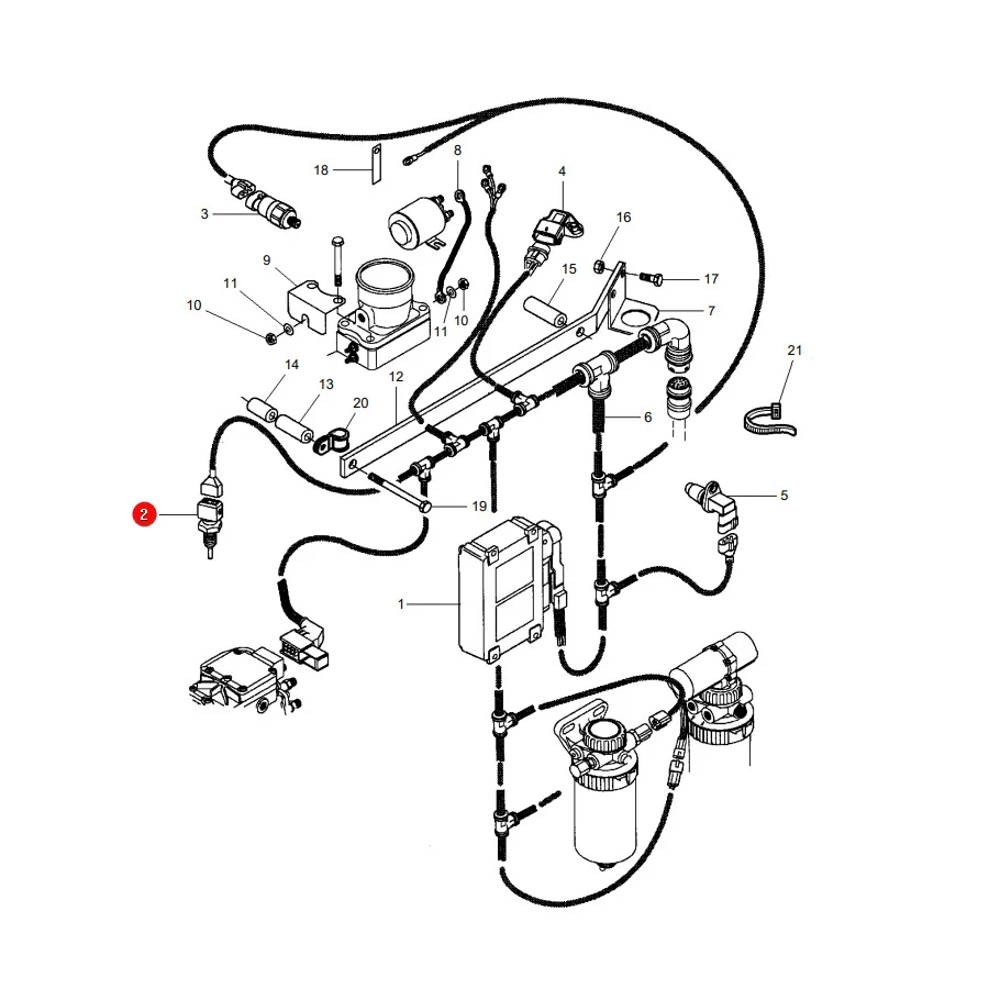 AGCO - V836864360 - Wassertemperatursensor Massey Ferguson