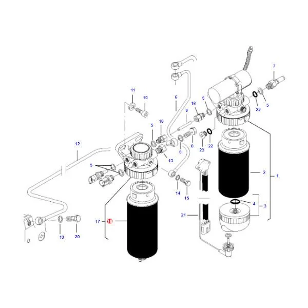 AGCO - V836867595 - Massey Ferguson Hauptkraftstofffilter