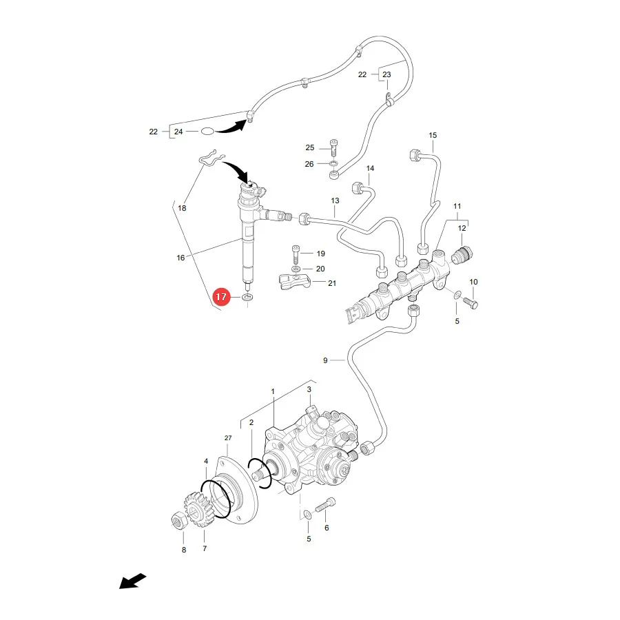 AGCO - V837069032 - Massey Ferguson  Dichtring