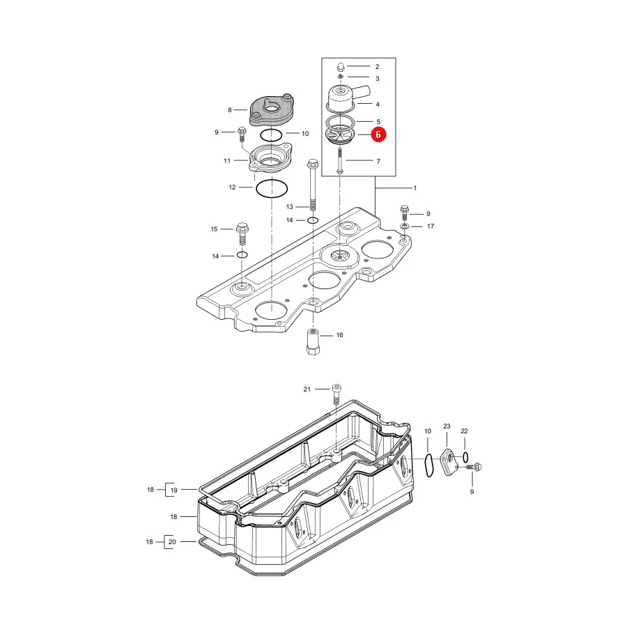 AGCO - V837070443 - Massey Ferguson Entlüftung