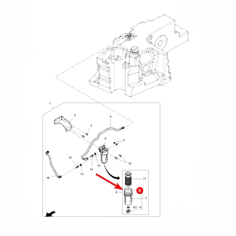 AGCO - V837086379 - Massey Ferguson Kraftstofffilter-O-Ring
