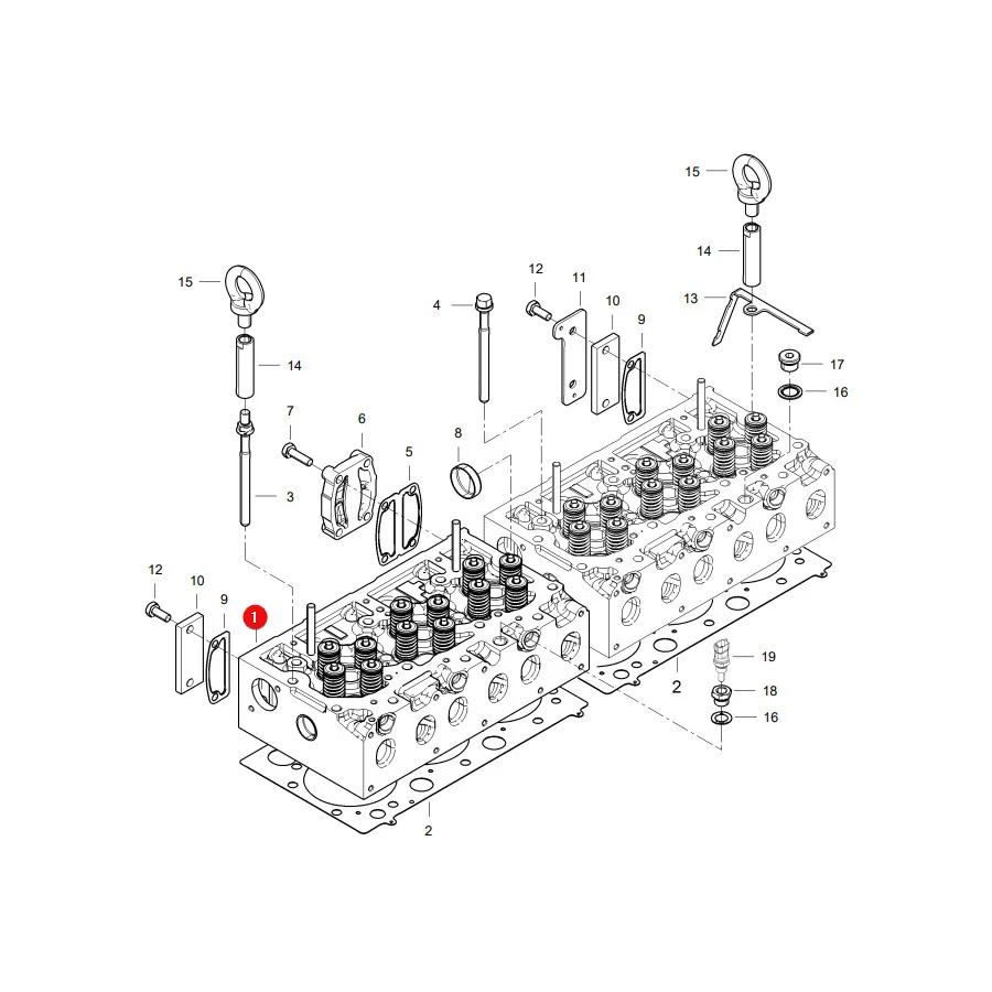 AGCO - V837086472 - Massey Ferguson Zylinderkopf