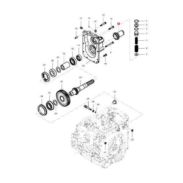 AGCO - VA124691 - Massey Ferguson  Zapfwellenabdeckung