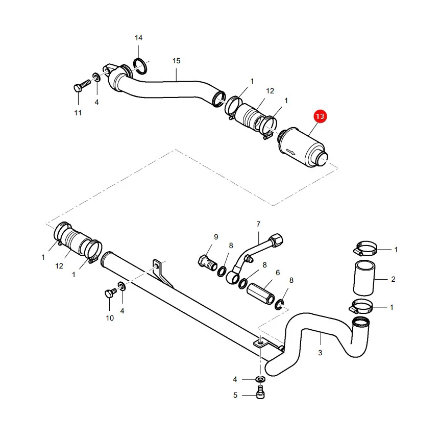 AGCO - VA128283 - Massey Ferguson  Hydraulik-Überlauffilter