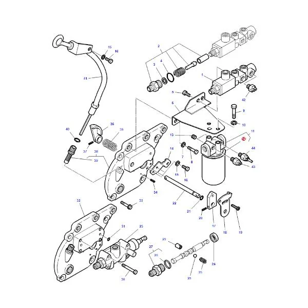 AGCO - VA395240 - Massey Ferguson Hydraulikölfilter - Einsatz