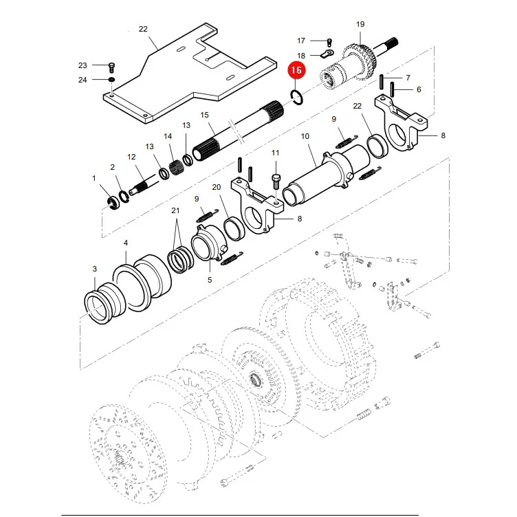 AGCO - VKH4171 - O-Ring Kupplung Massey Ferguson