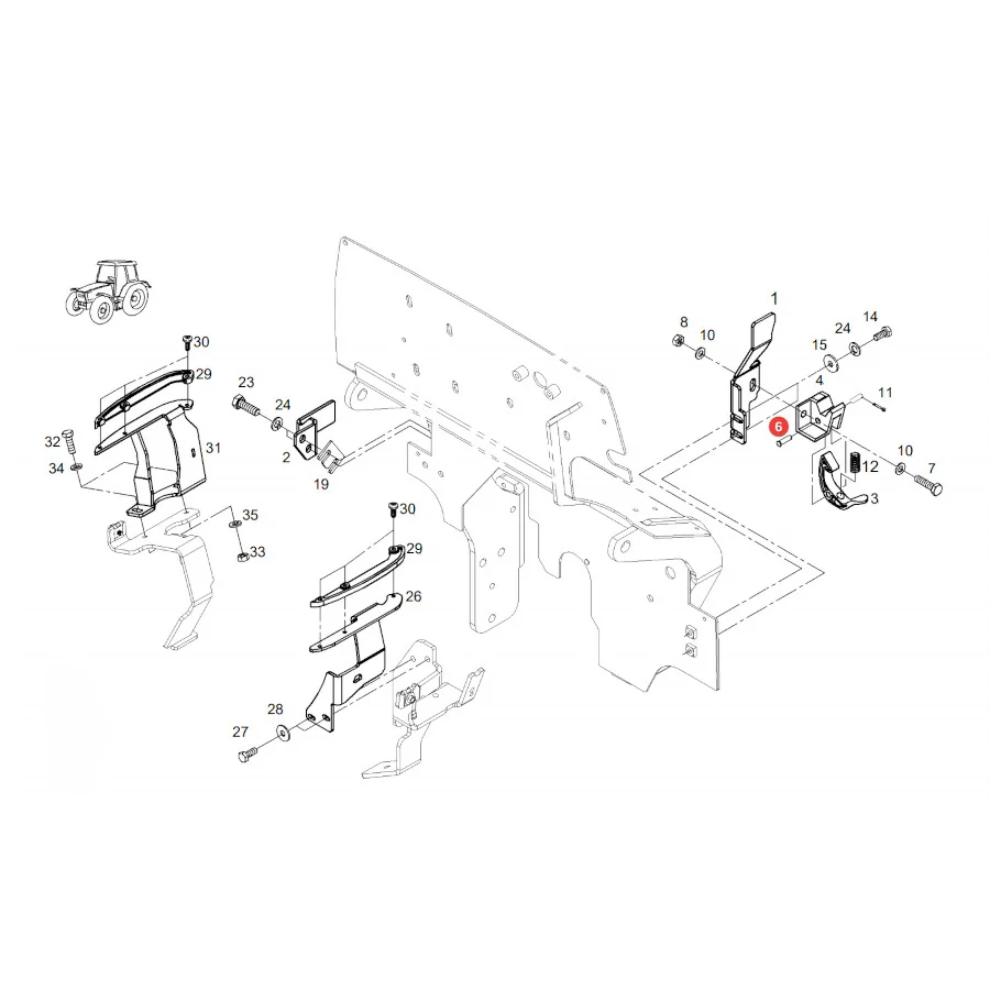 AGCO - X403960301000 - Sicherungsstift Fendt