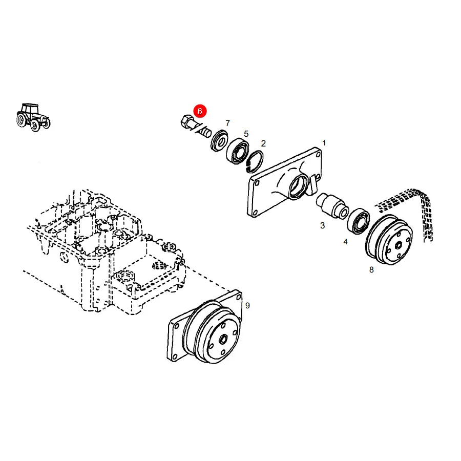 AGCO - X486536606000 - Schraube M12 Fendt