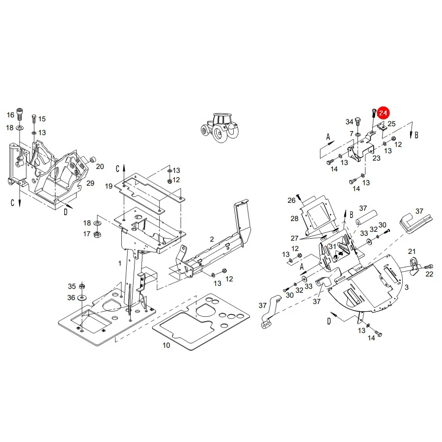 AGCO - X495220100000 - Blechschraube Fendt