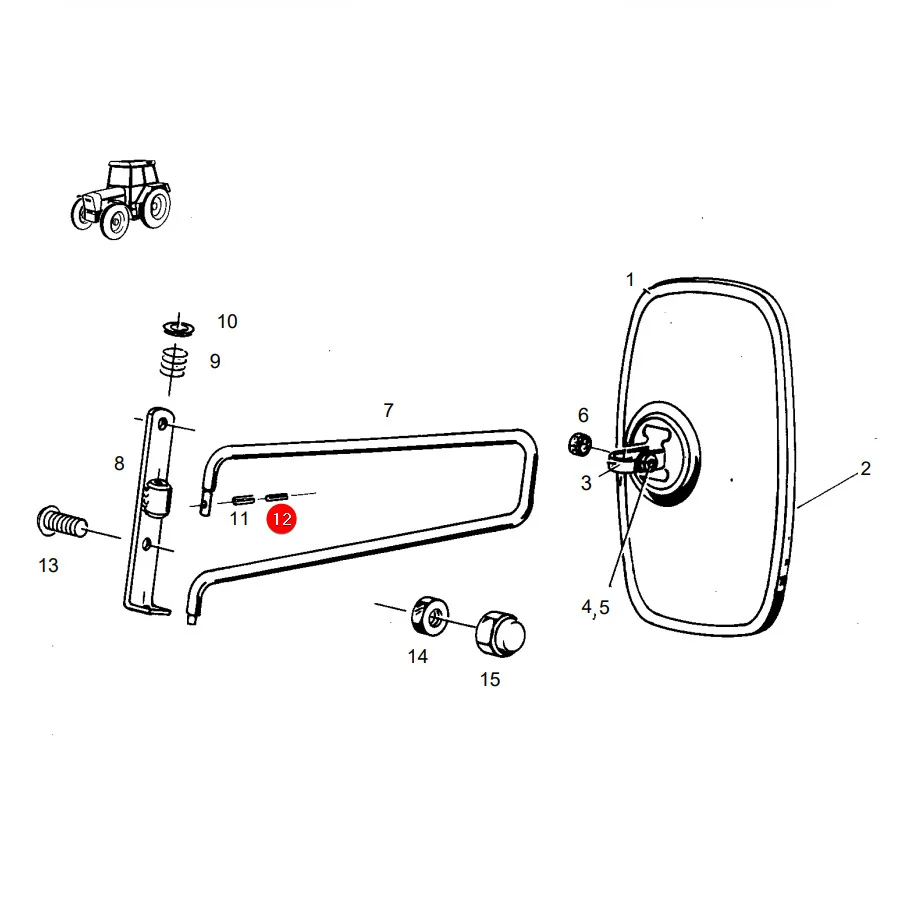 AGCO - X500607501000 - Spreizstift Fendt