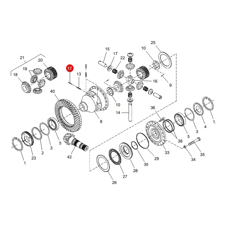 AGCO - X500622300000 - Spreizstift Massey Ferguson