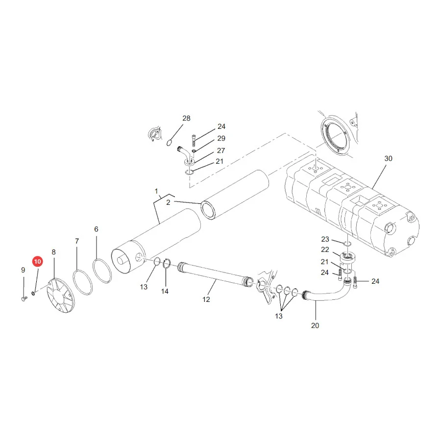 AGCO - X520804401000 - Massey Ferguson Ölpumpen-Federscheibe