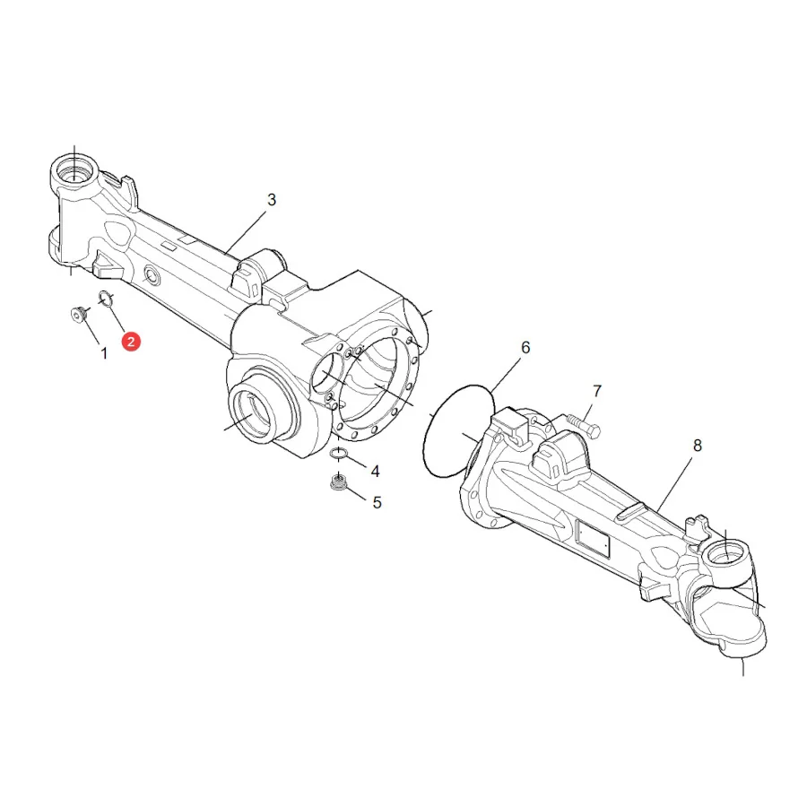 AGCO - X540007678000 - Massey Ferguson Dichtring