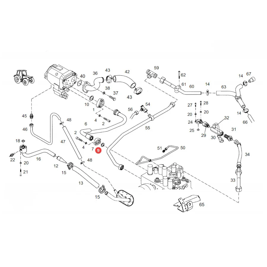 AGCO - X540710400000 - Dichtscheibe 32,3 x 2,8 Fendt