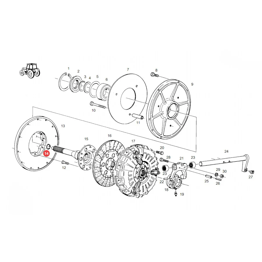 AGCO - X548892266000 - Fendt Unterlenker-O-Ring