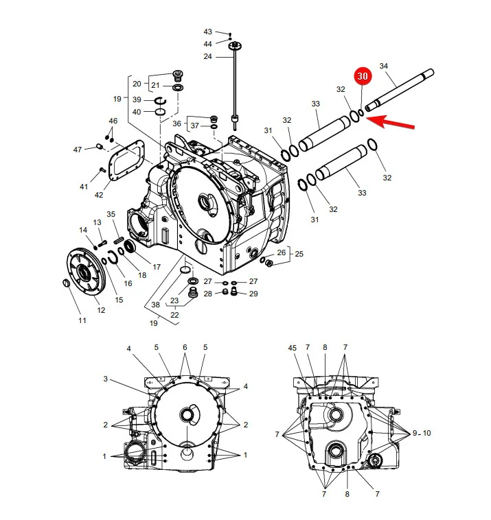 AGCO - X548901801000 - O-Ring Kupplung Massey Ferguson