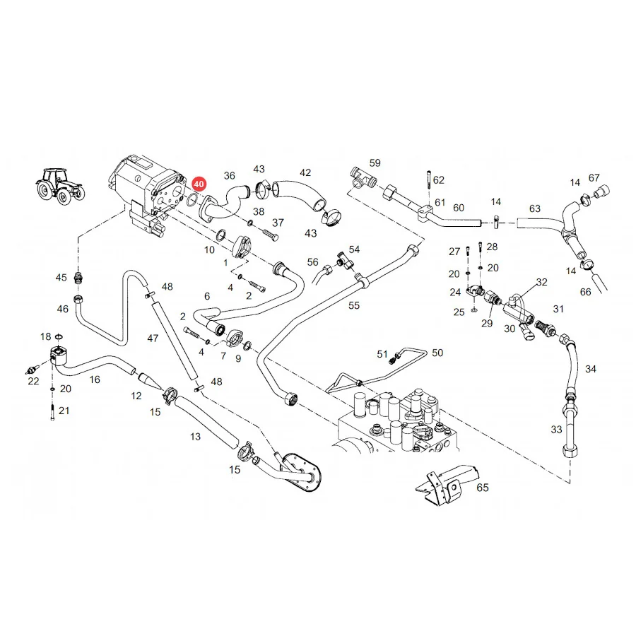 AGCO - X548923500000 - Fendt Hydraulik-O-Ring