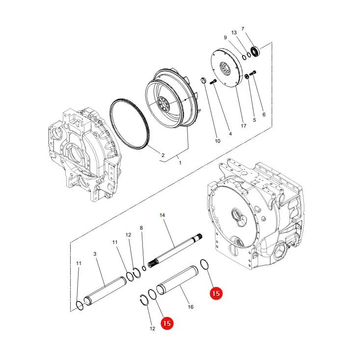 AGCO - X548963400000 - O-Ring des Schwungrads Massey Ferguson