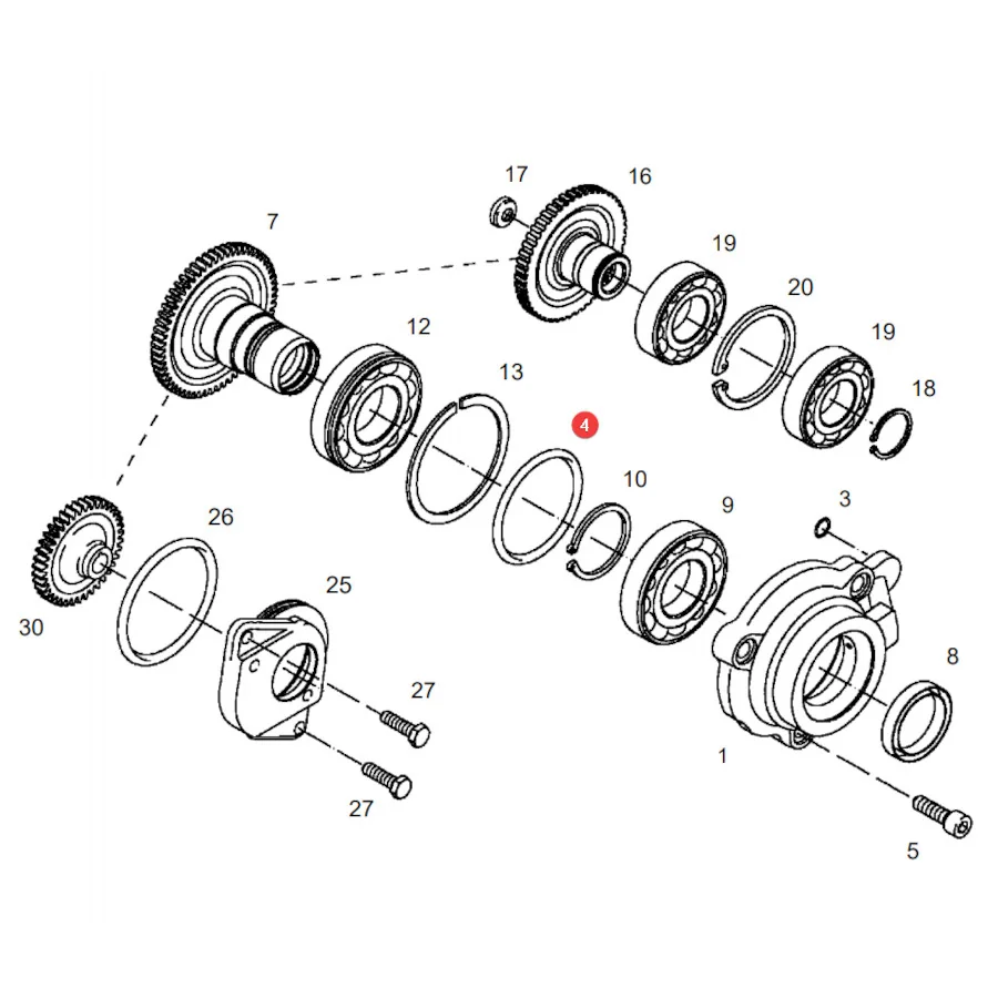 AGCO - X548978315000 - O-Ring der Hydraulik Massey Ferguson