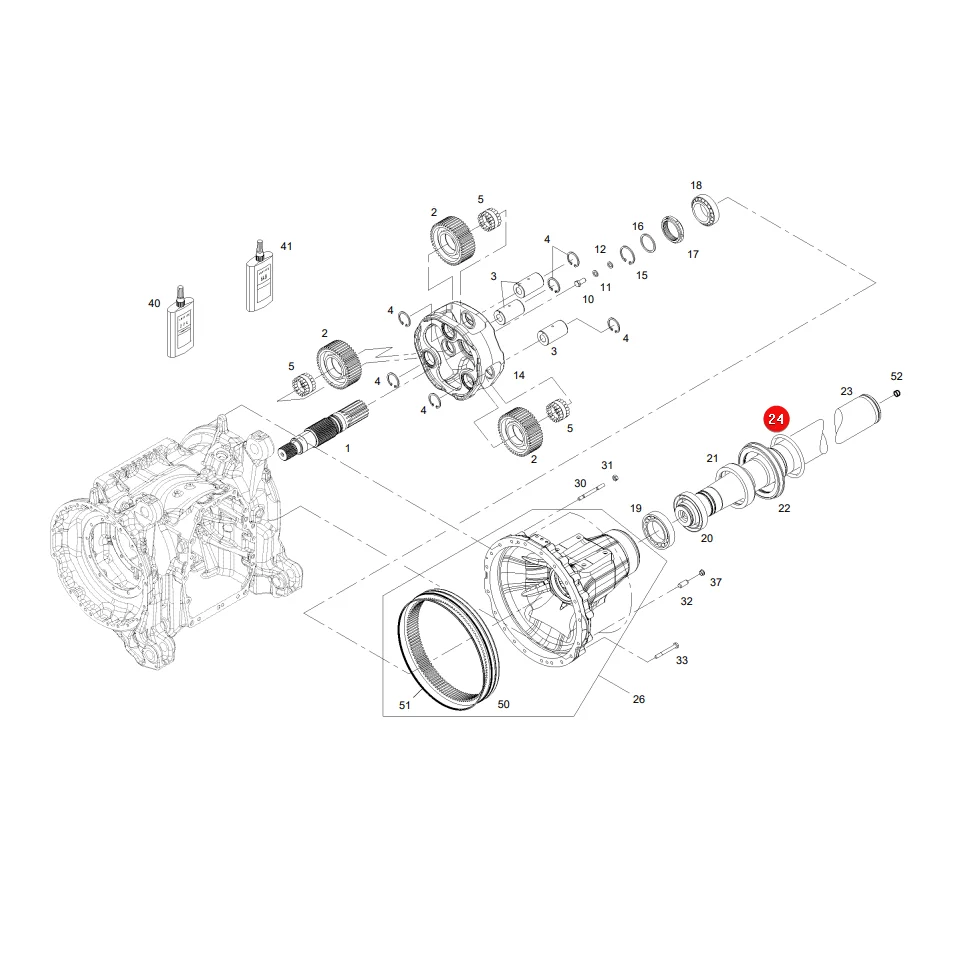 AGCO - X548989200000 - O-Ring des Getriebes Massey Ferguson