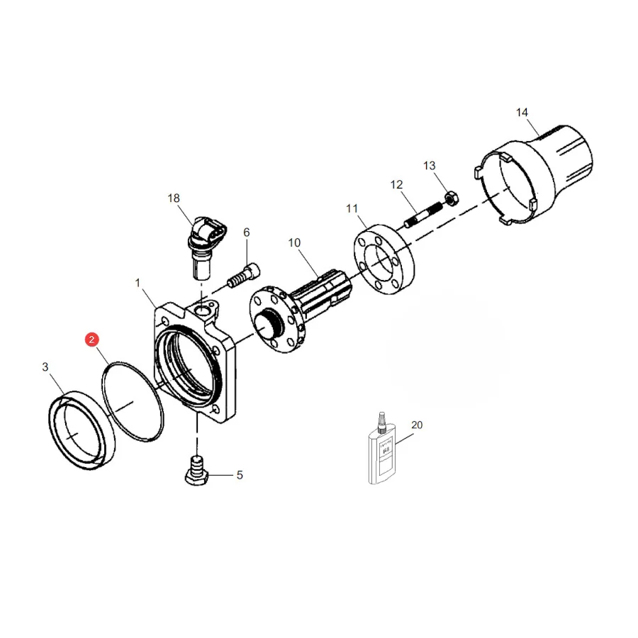 AGCO - X548994700000 - O-Ring der Zapfwelle Massey Ferguson
