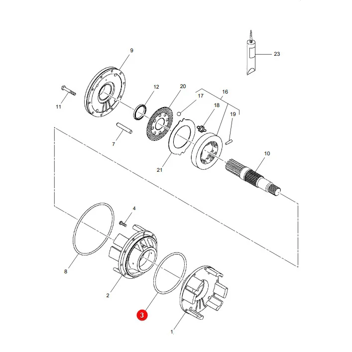 AGCO - X549041100000 - O-Ring Massey Ferguson