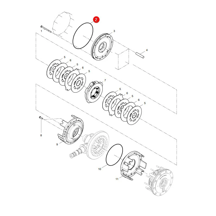 AGCO - X549044400000 -  Massey Ferguson Vorderachs-O-Ring X549044500000