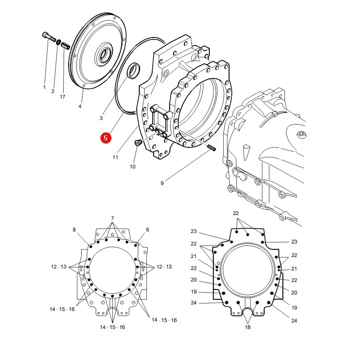 AGCO - X549047566000 -  Massey Ferguson Kupplungs-O-Ring