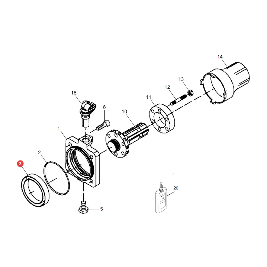 AGCO - X550162801000 - Simmerring Zapfwelle Massey Ferguson