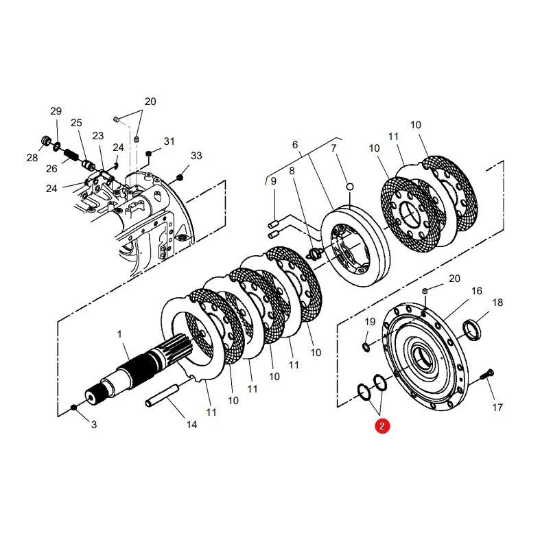 AGCO - X560713601000 - Sicherungsring Massey Ferguson