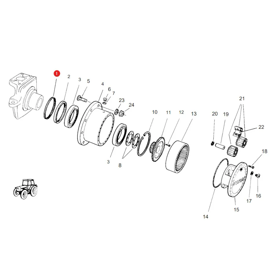 AGCO - X561930300000 - Ring V Fendt
