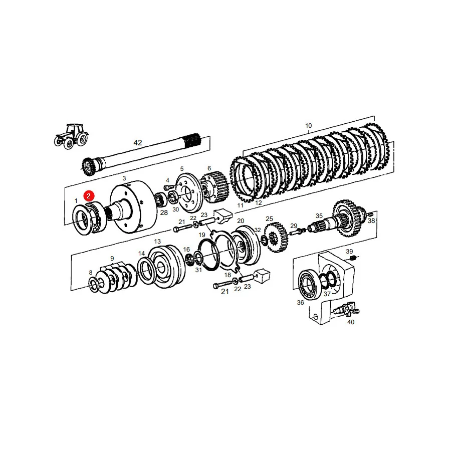 AGCO - X605506311000 - Lager 6014 C3 Fendt