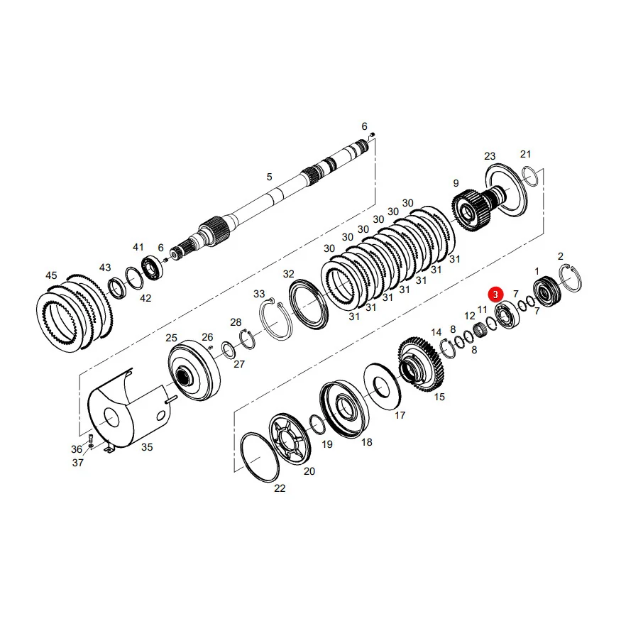 AGCO - X605516104009 - Rillenkugellager Massey Ferguson