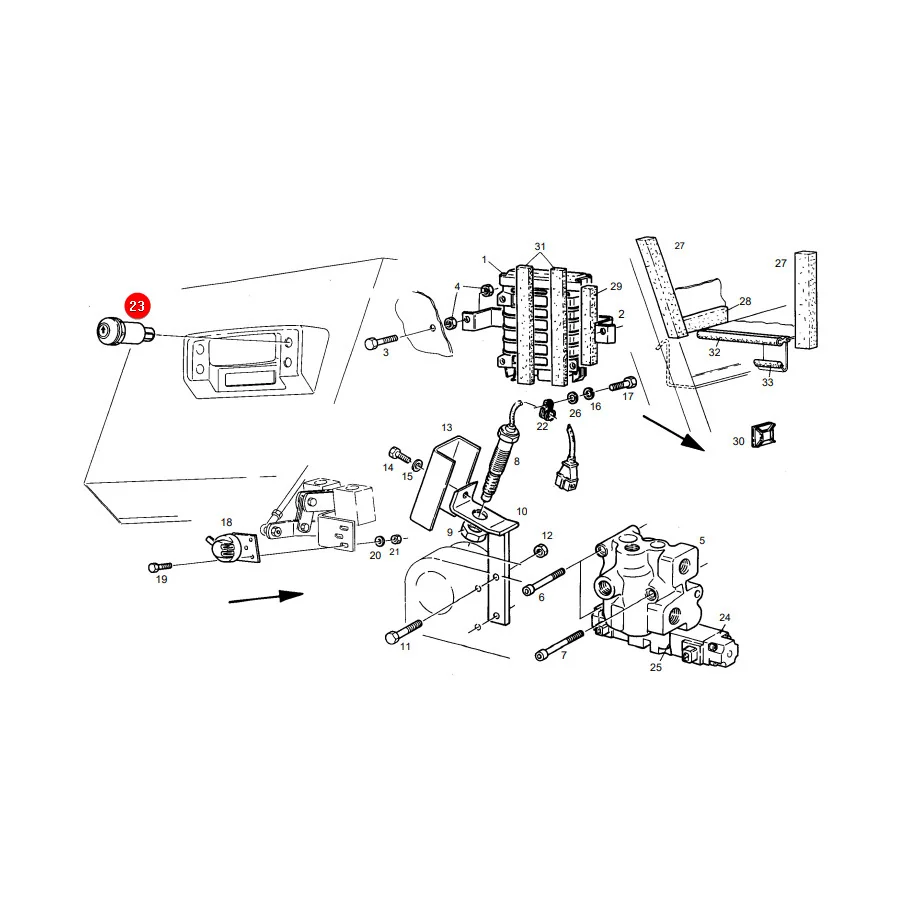 AGCO - X830240096000 - Schalter Fendt
