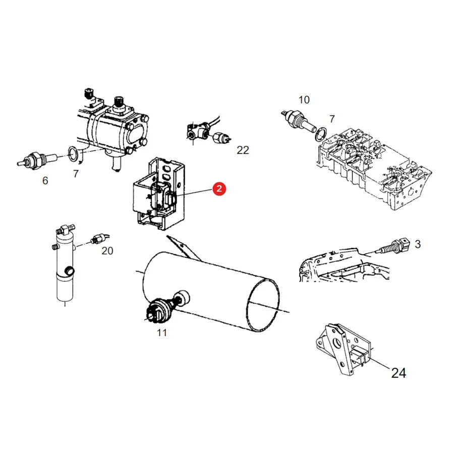AGCO - X830240178000 - Handbremsensensor Fendt