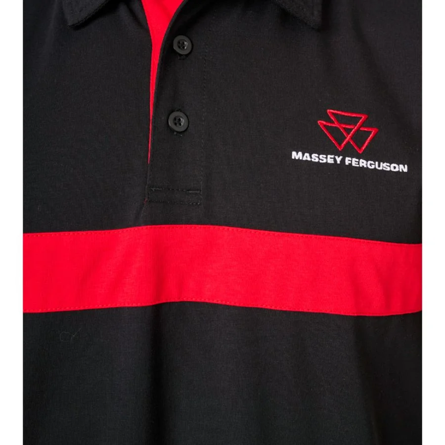 Agco - X993482502 - Massey Ferguson Poloshirt mit rotem Streifen
