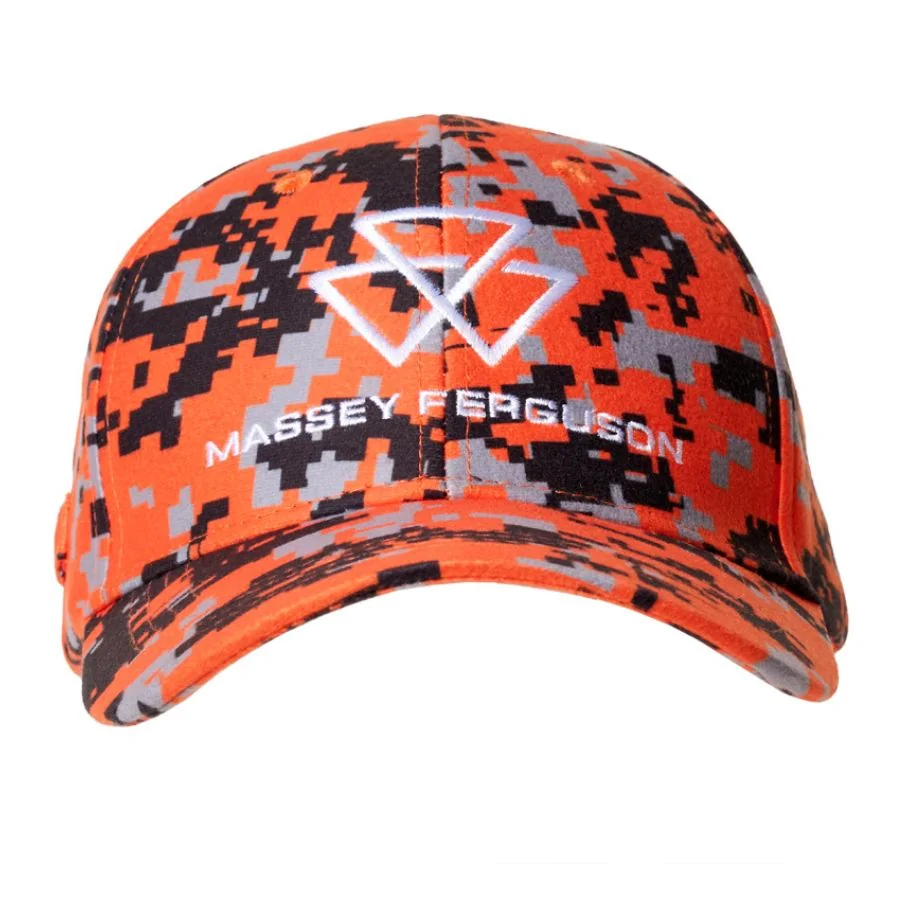 Agco - X993642502000 - Orange Pixel-Jagdmütze Massey Ferguson