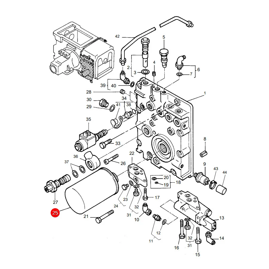 Agrifilter - S.109670 - Hydraulikölfilter