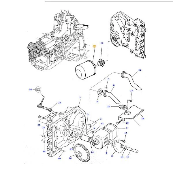 Agrifilter - S.76691 - Hydraulikölfilter, Kanistertyp