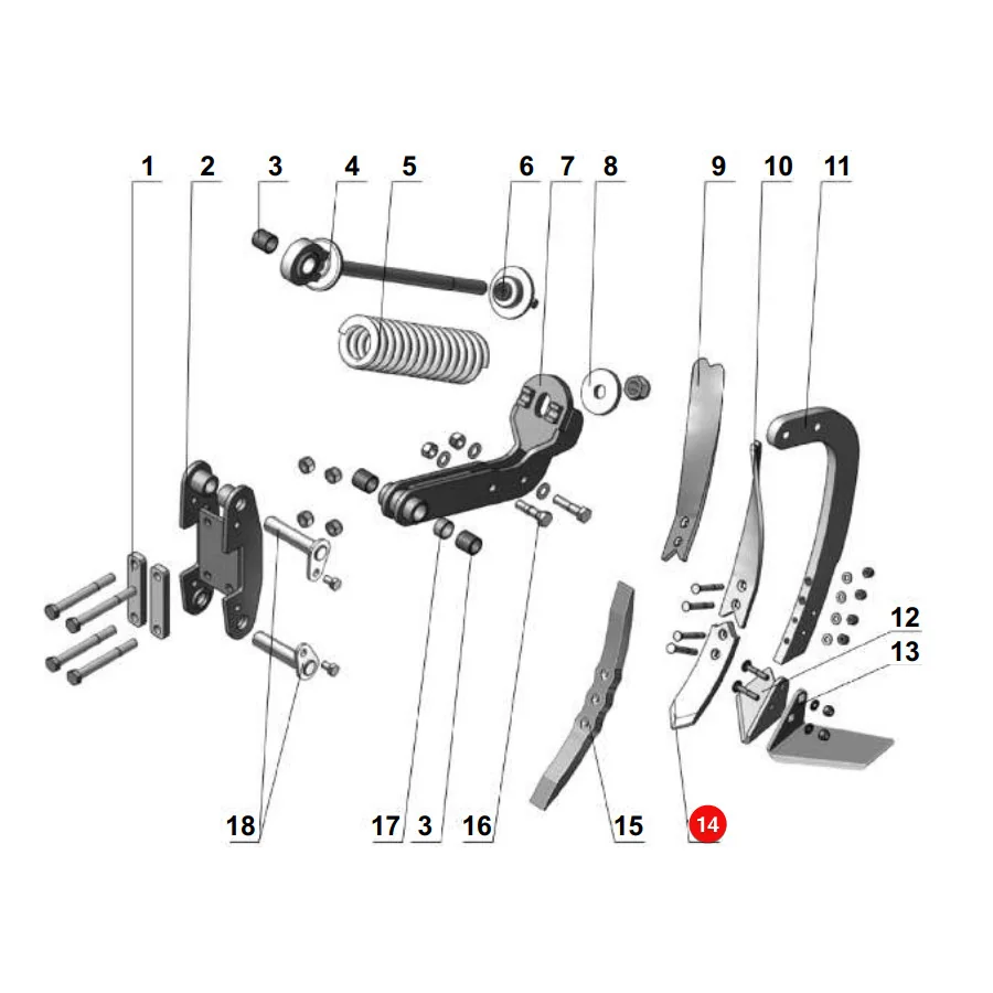 AMA - AGM11-03-623 - CX Unia 2111/20-002/0 Scharspitze