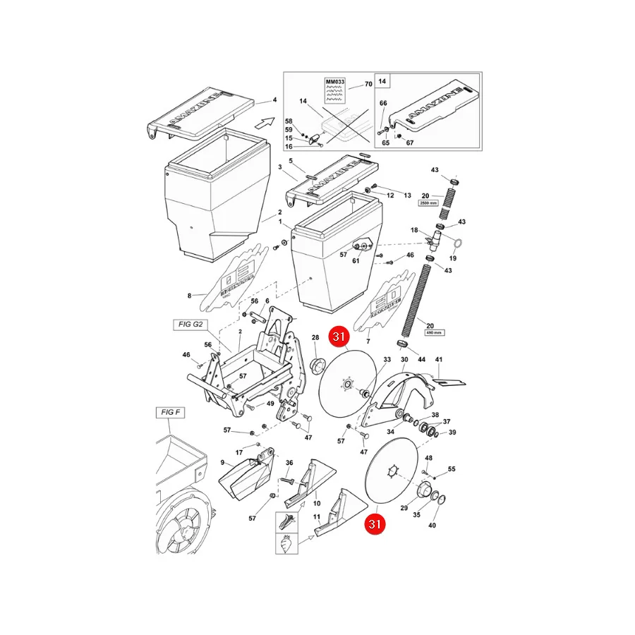 Amazone - 213792 - Scheibenschar Countour ED