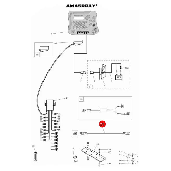 Amazone - NL262 - 7-poliges Signalkabel für Computer