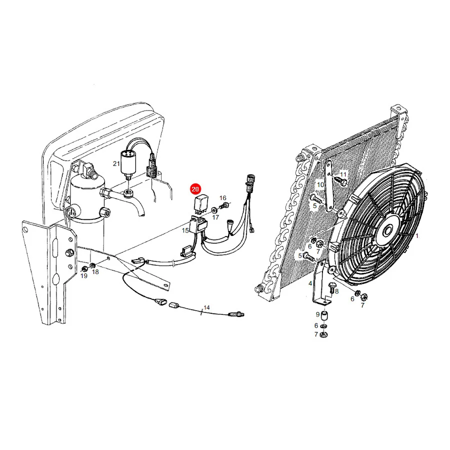 Bosch - 0332201107 - Fendt Universalrelais