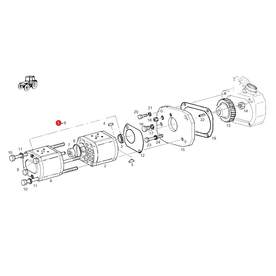 Bosch - 0510665381 - Fendt Rexroth Hydraulikpumpe