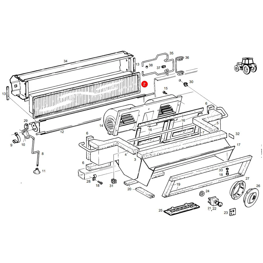 Boss Filters - bs02-027 - Plattenkabinenfilter