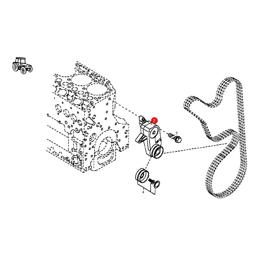BTA - B05-AG-015 - Keilrippenriemenspanner Fendt