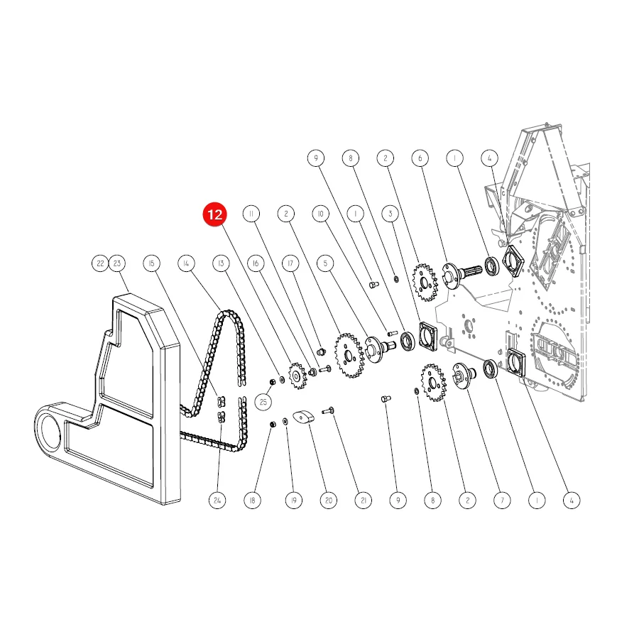 Capello - CP01043900 - Spannrad 14 Zähne
