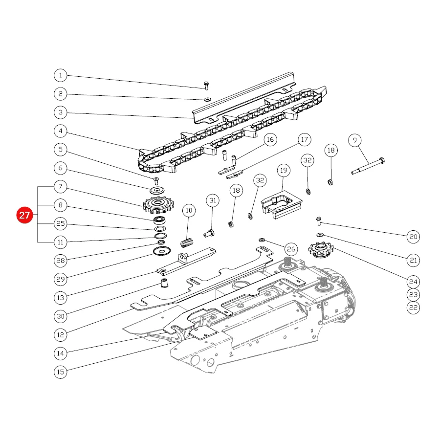 Capello - CP01125500 - 14-Zahn-Ritzel